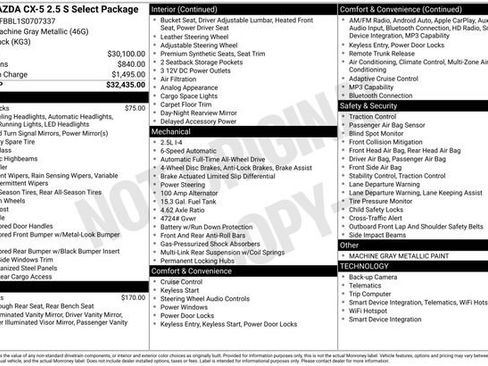 New 2025 MAZDA CX-5 AWD 2.5 S w/ Select Package image 9