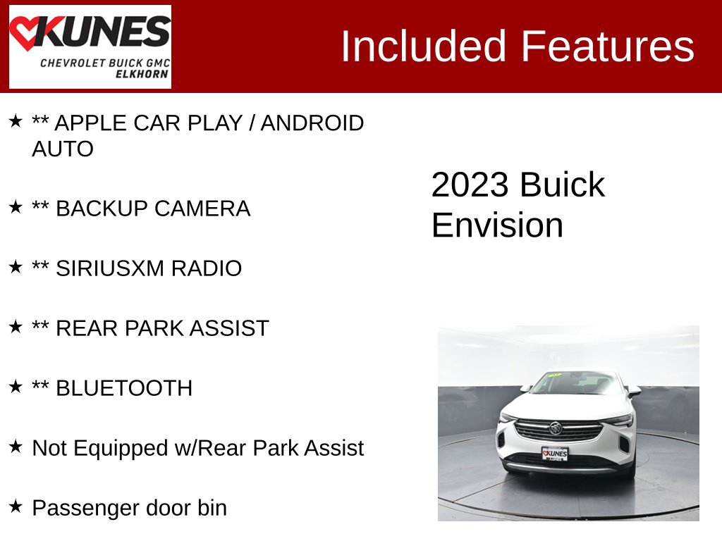 Used 2023 Buick Envision Preferred FWD image 2