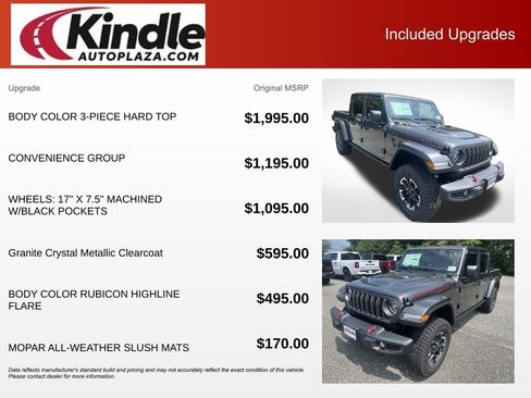 New 2025 Jeep Gladiator Rubicon w/ Convenience Group image 3