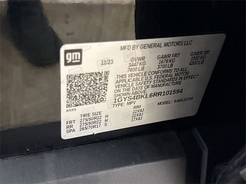 Certified 2024 Cadillac Escalade Premium Luxury w/ LPO, Floor Liner Package image 37