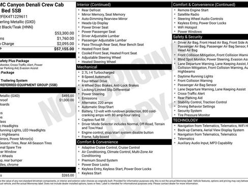 Used 2026 GMC Canyon Denali AWD/4WD image 25