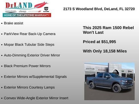 Used 2025 RAM 1500 Rebel w/ Bed Utility Group image 24