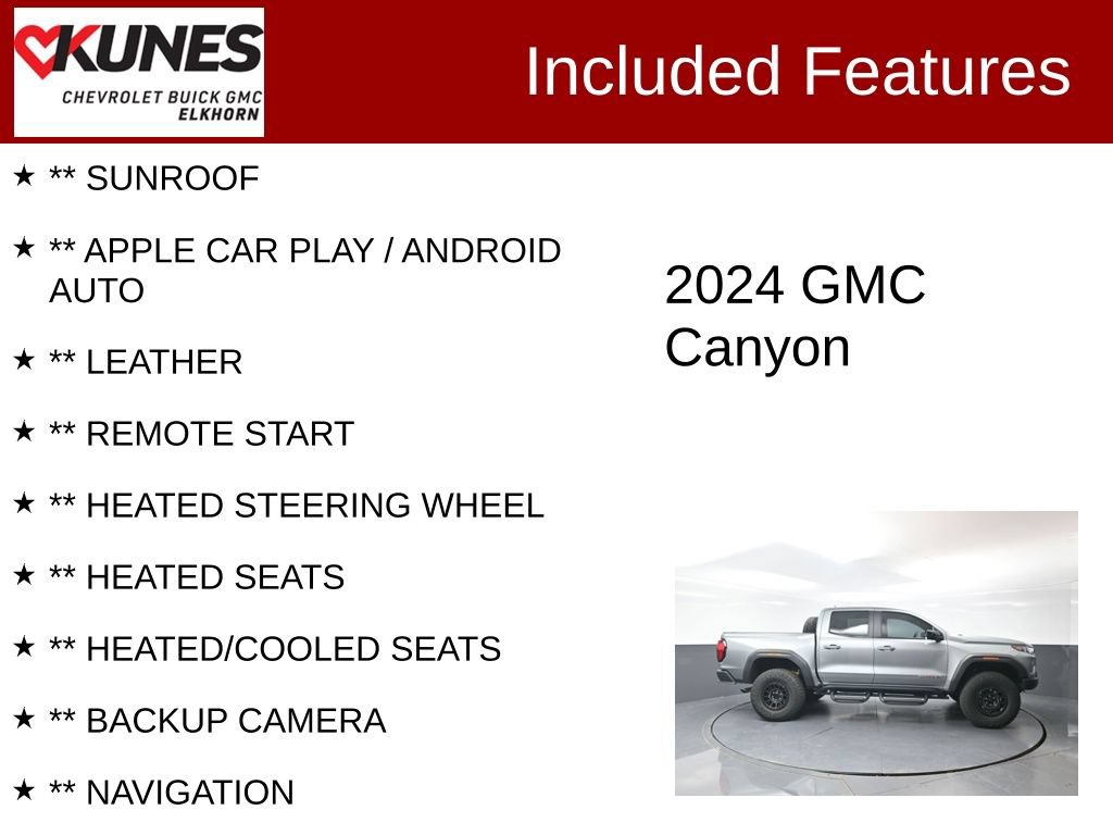 Used 2024 GMC Canyon AT4X w/ AT4X AEV Edition AWD/4WD image 2