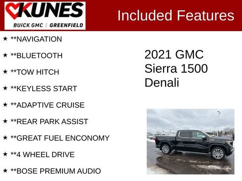 Used 2021 GMC Sierra 1500 Denali w/ Denali Ultimate Package image 3