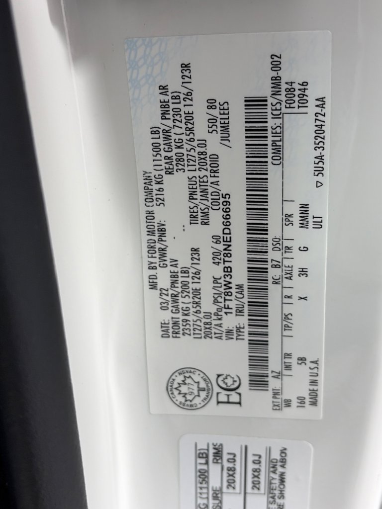 Certified 2022 Ford F350 Lariat w/ Lariat Ultimate Package AWD/4WD image 9