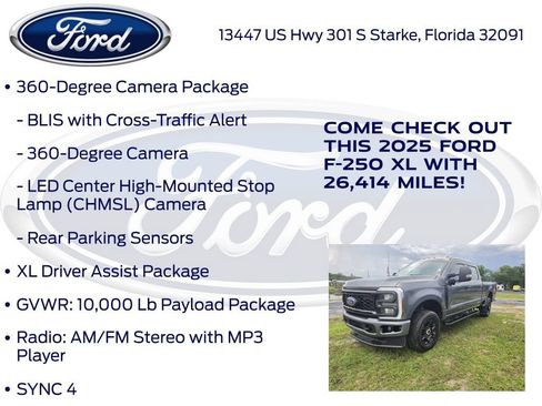 Certified 2025 Ford F250 XL w/ STX Appearance Package AWD/4WD image 16