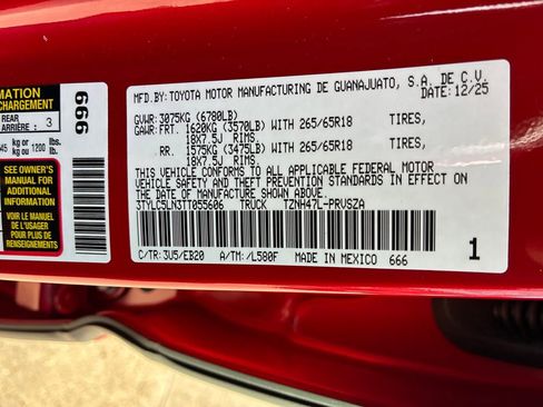 New 2026 Toyota Tacoma Limited image 36