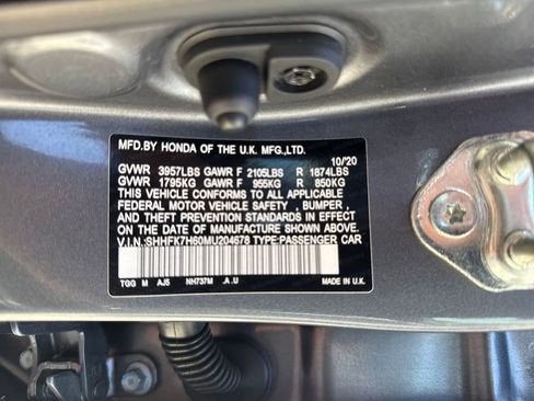 Used 2021 Honda Civic EX image 30