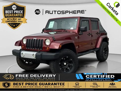 Used 2009 Jeep Wrangler Unlimited Sahara w/ Trailer Tow Group AWD/4WD image 1