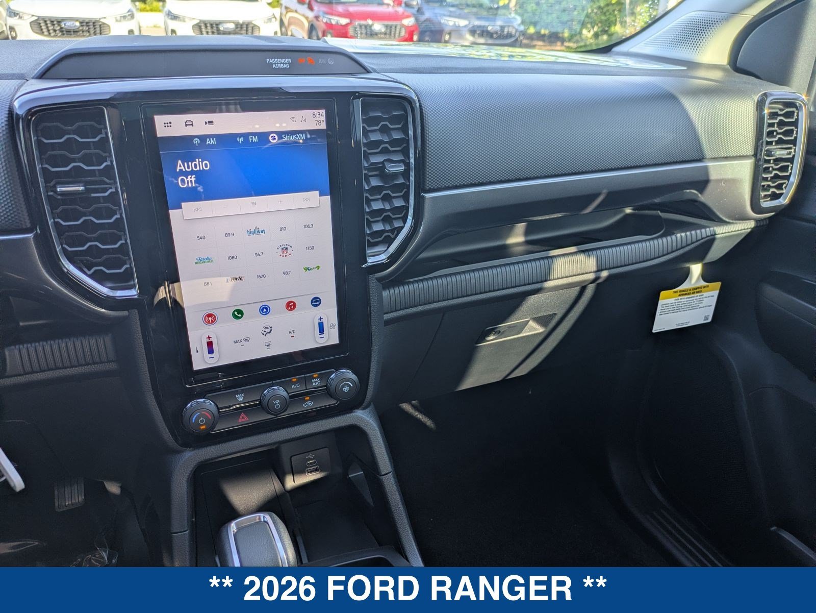 New 2026 Ford Ranger XLT w/ Black Appearance Package RWD image 30