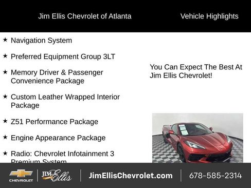 Used 2021 Chevrolet Corvette Stingray Premium Cpe w/ Z51 Performance Package image 5