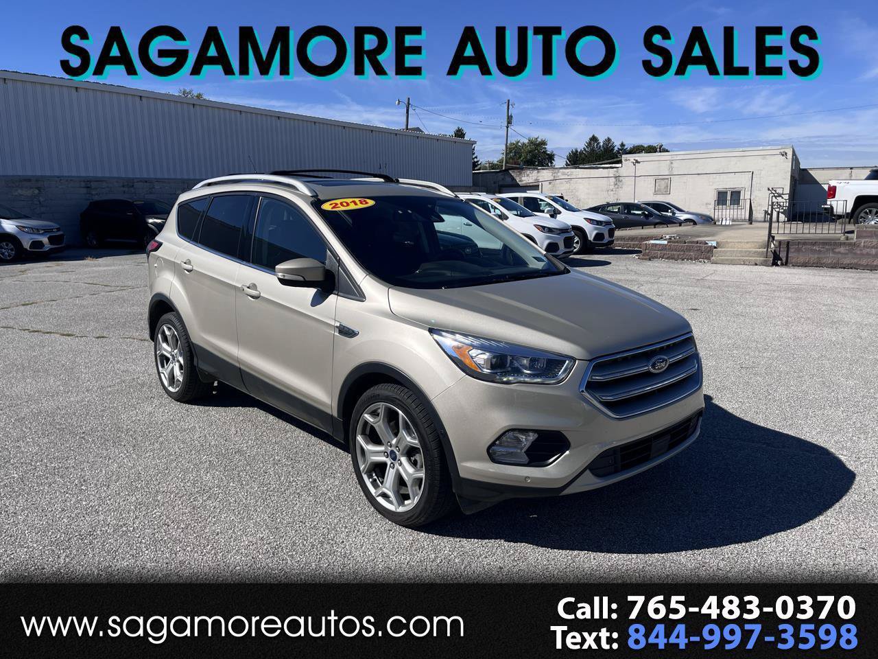 Used 2018 Ford Escape Titanium w/ Ford Safe & Smart Package AWD/4WD image 1