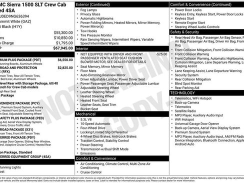 Used 2022 GMC Sierra 1500 SLT w/ SLT Premium Plus Package AWD/4WD image 4