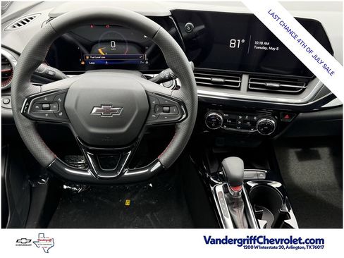 New 2026 Chevrolet Trax RS w/ Sunroof Package FWD image 9