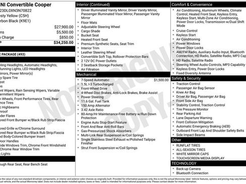 Used 2022 MINI Cooper Convertible FWD image 8