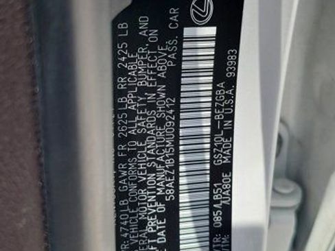 Used 2021 Lexus ES 350 w/ Accessory Package 2 FWD image 34