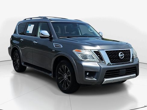 Used 2017 Nissan Armada Platinum w/ Captain Seat Package RWD image 2