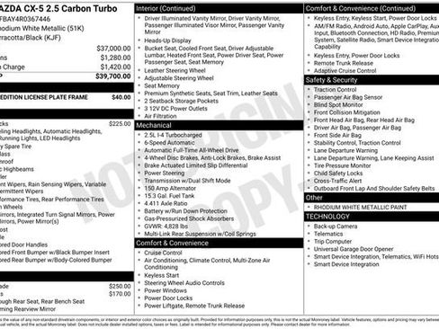 Used 2024 MAZDA CX-5 Carbon Edition AWD/4WD image 11