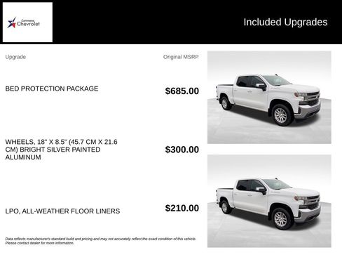 Used 2021 Chevrolet Silverado 1500 LT w/ Bed Protection Package RWD image 4
