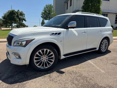 Used 2016 INFINITI QX80 4WD w/ Deluxe Technology Package image 1