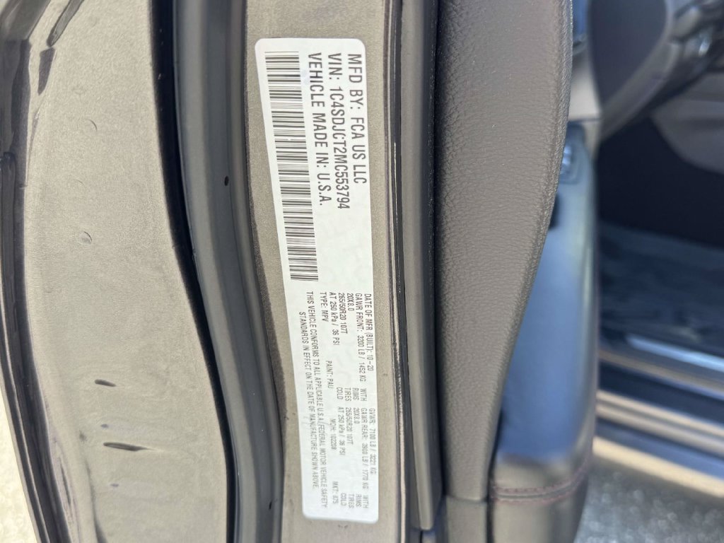 Used 2021 Dodge Durango R/T w/ Blacktop Package AWD/4WD image 31