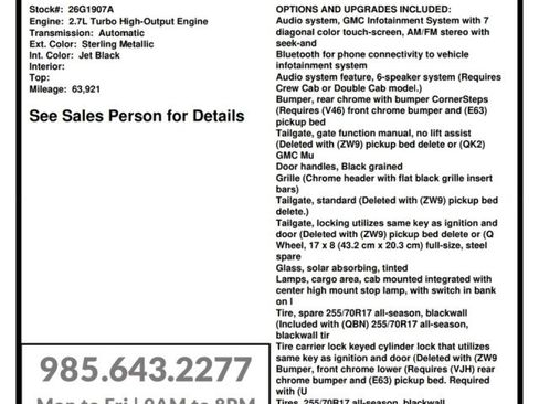 Used 2023 GMC Sierra 1500 Pro w/ Graphite Edition RWD image 27