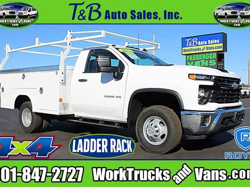 Used 2024 Chevrolet Silverado 3500 W/T w/ Snow Plow Prep Package image 1