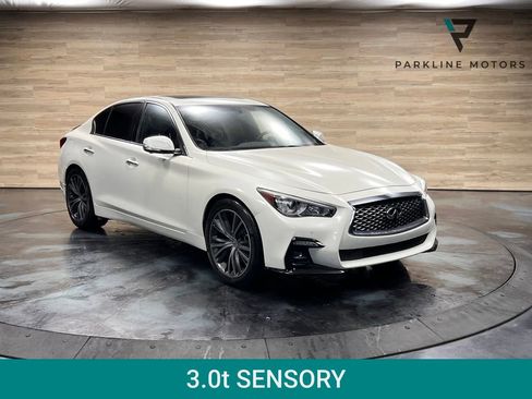 Used 2021 INFINITI Q50 Sensory w/ Cargo Package RWD image 1