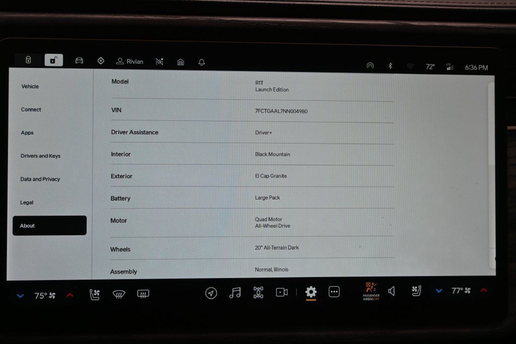Used 2022 Rivian R1T Launch Edition AWD/4WD image 17