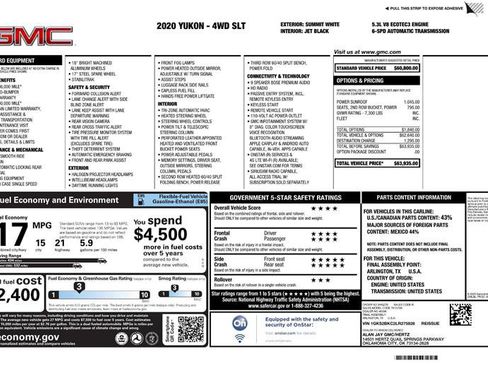 Used 2020 GMC Yukon SLT image 3