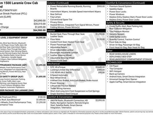 Used 2019 RAM 1500 Laramie RWD image 16