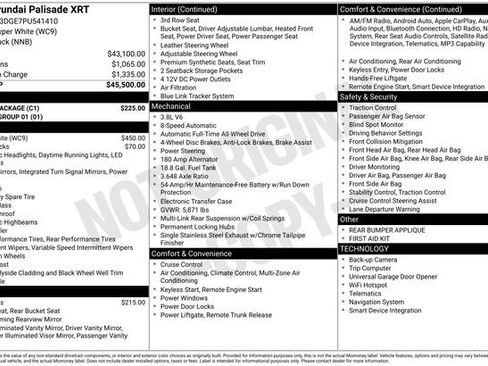 Used 2023 Hyundai Palisade XRT w/ Cargo Package AWD/4WD image 18