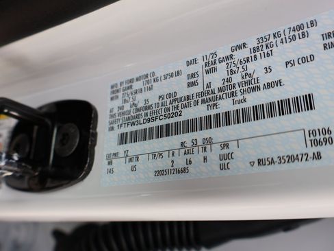 New 2025 Ford F150 XLT w/ Equipment Group 302A MID image 39