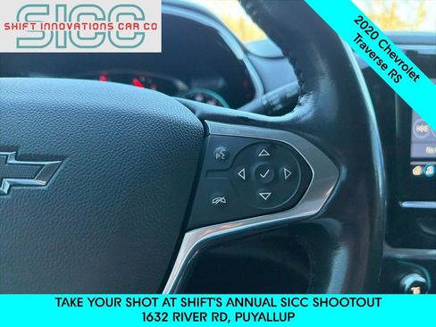 Used 2020 Chevrolet Traverse RS w/ LPO, 'HIT The Road' Package image 14