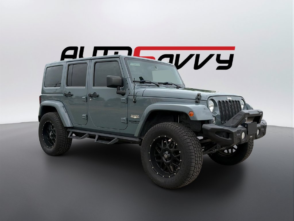 Used 2015 Jeep Wrangler Unlimited Sahara w/ Max Tow Package AWD/4WD image 3