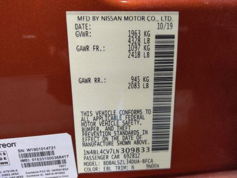 Used 2020 Nissan Altima 2.5 SR image 33