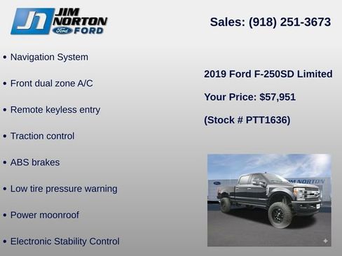 Used 2019 Ford F250 Limited AWD/4WD image 8
