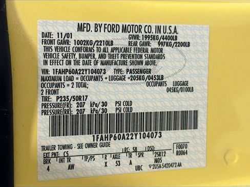 Used 2002 Ford Thunderbird RWD image 21