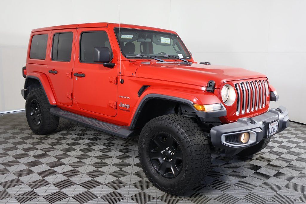 Used 2020 Jeep Wrangler Unlimited Sahara AWD/4WD image 3