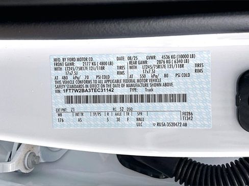 New 2026 Ford F250 XL w/ FX4 Off-Road Package image 13