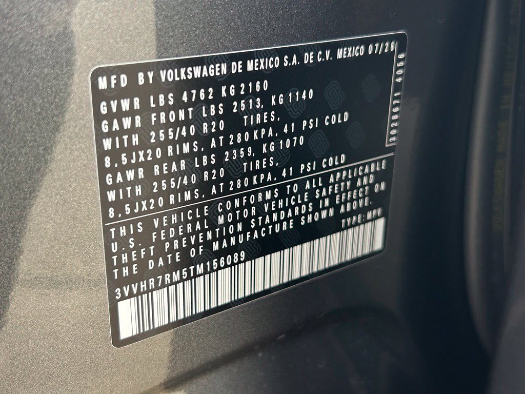 New 2026 Volkswagen Tiguan SE R-Line FWD image 50