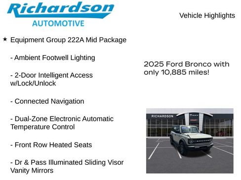 Used 2025 Ford Bronco Big Bend AWD/4WD image 11