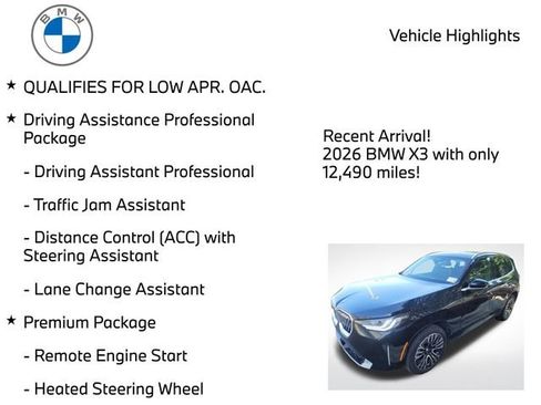 Used 2026 BMW X3 xDrive30i AWD/4WD image 4