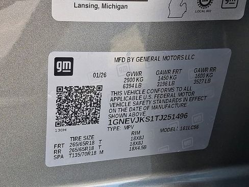 New 2026 Chevrolet Traverse Z71 w/ Enhanced Driving Package image 22