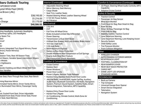 Used 2022 Subaru Outback Touring image 36