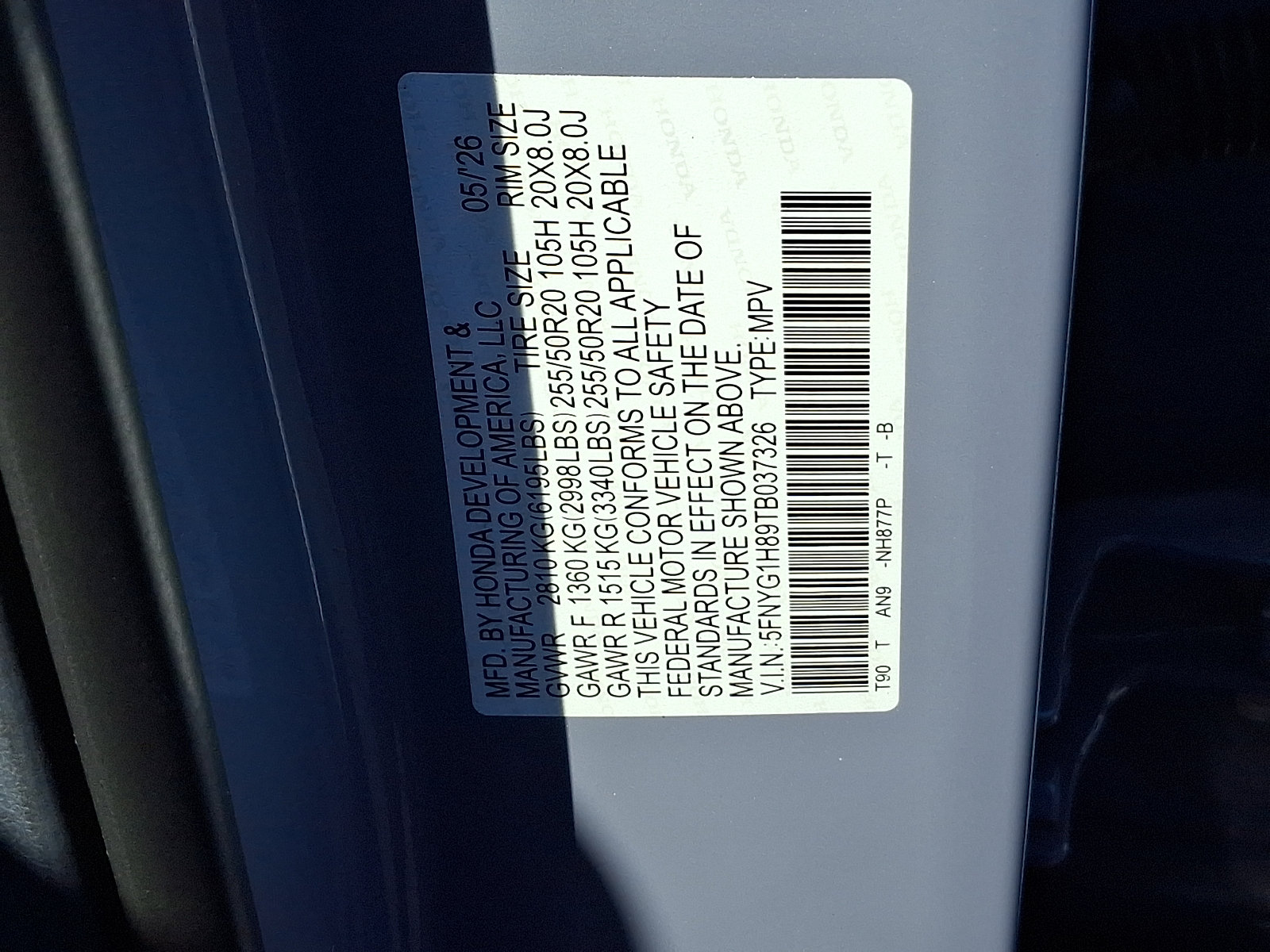 New 2026 Honda Pilot Elite image 10