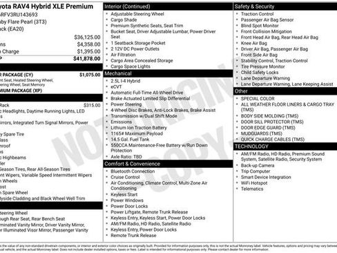 Used 2024 Toyota RAV4 XLE Premium w/ Weather Package AWD/4WD image 11