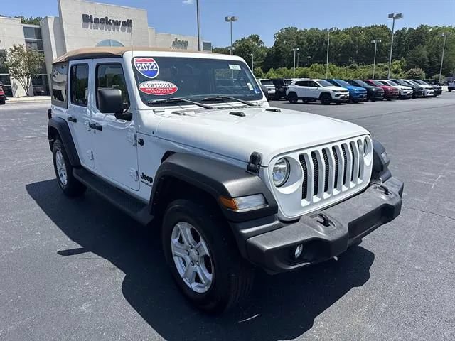 Used 2022 Jeep Wrangler Unlimited Sport AWD/4WD image 1