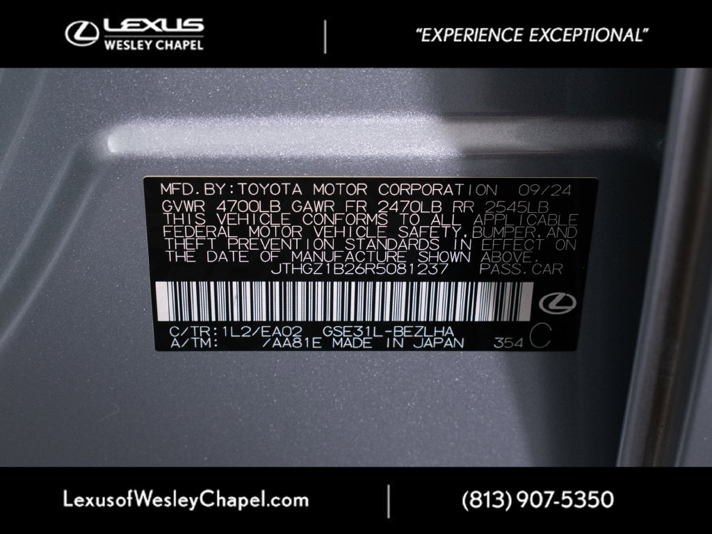 Certified 2024 Lexus IS 350 F Sport w/ Memory Package RWD image 27