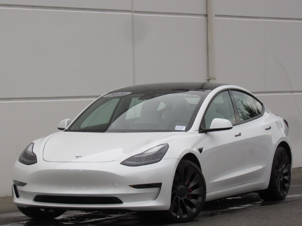 Used 2021 Tesla Model 3 Performance AWD/4WD image 1